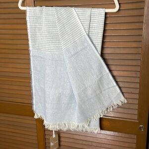 NEW Be Kind x Tribe Alive Upcycled Denim Cotton Scarf Wrap